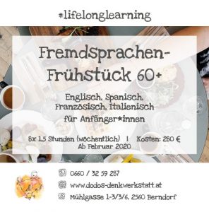 Start Fremdsprachenfrühstück 60+ Englisch @ Dodos Denkwerkstatt